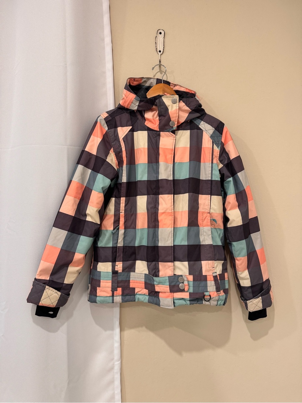 Roxy Women’s Plaid Snow Jacket